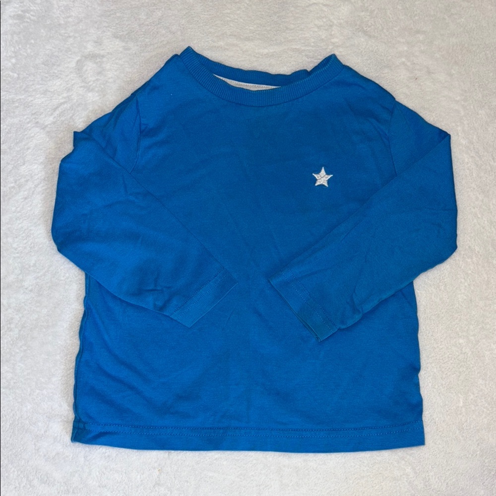 (3 for $10) F&F Blue Long Sleeve Tee with Crew Neck